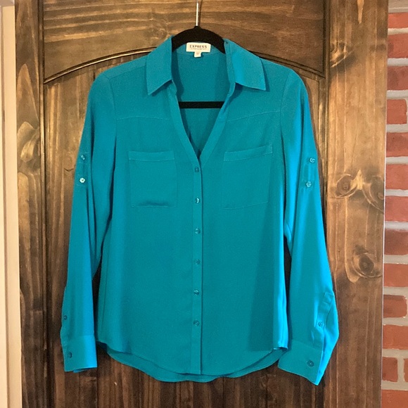 Express button-down blouse - Picture 1 of 5